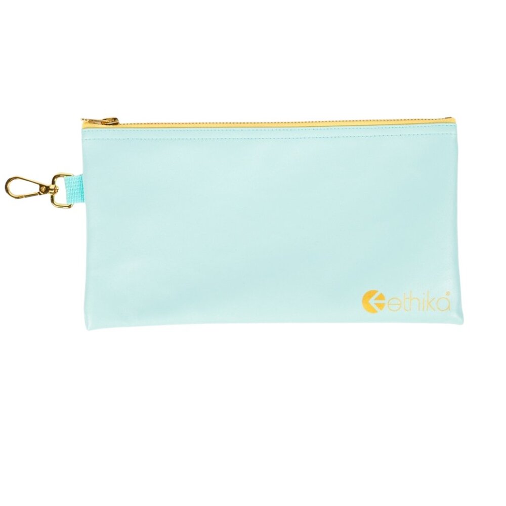 Ethika Pouch in Mint Green – Travel Case / Accessory Bag